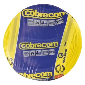 Cabo Flexível 2,5mm 750v Amarelo Cobrecom