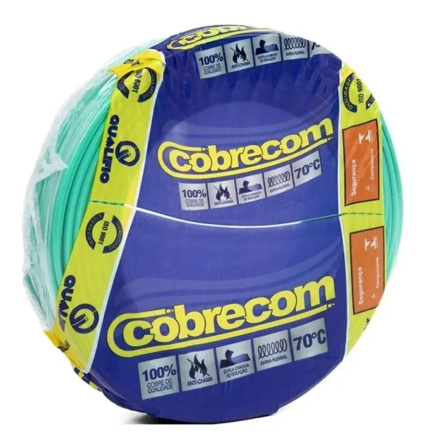 Cabo Flexível 2,5mm 750v  Verde Cobrecom