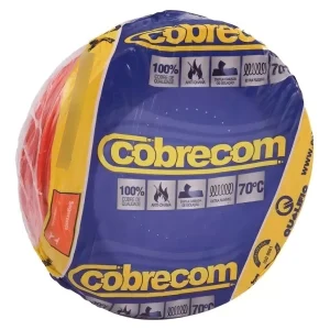 Cabo Cobrecom Flexivel 2,5mm Vermelho