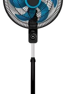 Ventilador Coluna Cadence Refresh Turbo Pro 40cm 140w  Estrutura Preto Pás Azul Material das pás Plástico 127V