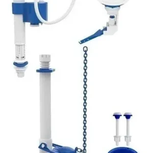 Kit Completo Reparo Para Caixa Acoplada Botão Superior blukit